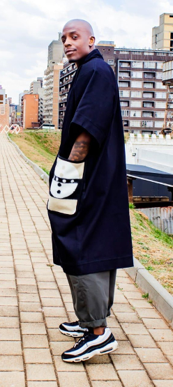 Long Heritage Poncho — hand-finished, winter weight